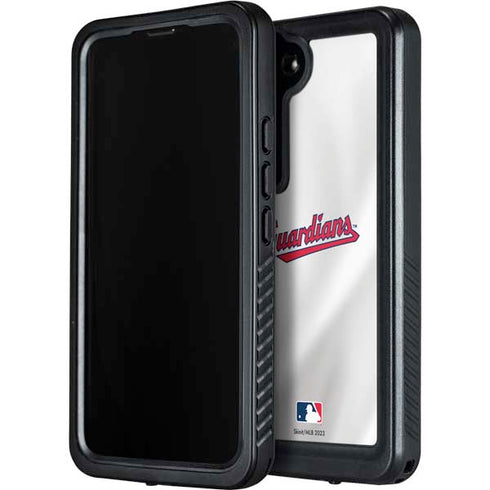 MLB Cleveland Guardians Home Jersey Galaxy S24 Plus Waterproof Case